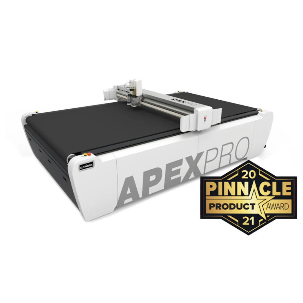 Apex Pro Flatbed Cutter | Prebuilt Dual-Tool System for Signs, Packaging & Textile Finishing